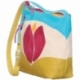 BORSA TRACOLLA ACQUERELLO CREMA TULIPANO