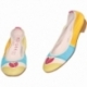 ACQUERELLO CREMA TULIPANO BALLERINA PUMPS