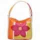 BORSA ACQUERELLO AVORIO FIORE
