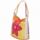 BORSA ACQUERELLO AVORIO FIORE