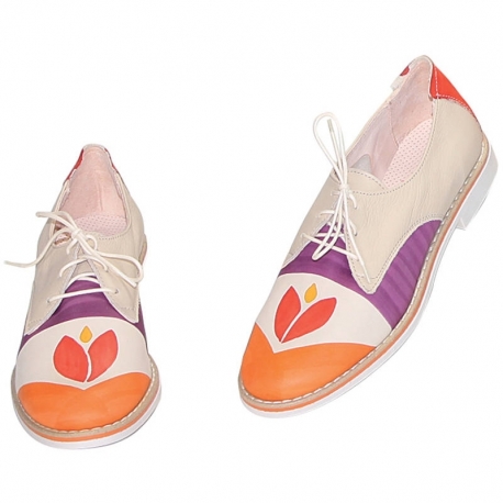 SHOES ACQUERELLO PLATINO TULIPANO