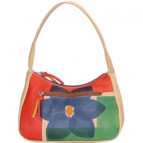 ACQUERELLO NATURALE FIORE HANDBAG