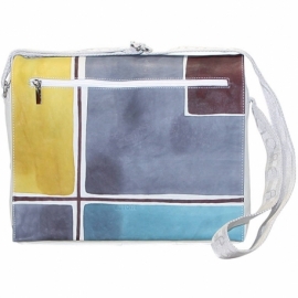 BORSA TRACOLLA BUSINESS NEUTRO GEOMETRICO