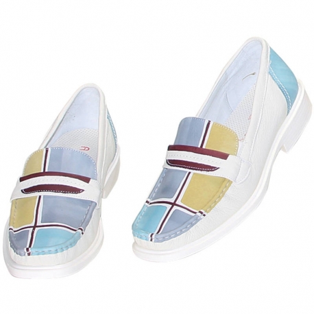 MOCASSINO UOMO NEUTRO GEOMETRICO