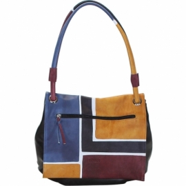 BORSA ACQUERELLO INVERNO SQUARE