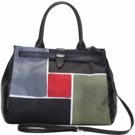 BORSA ACQUERELLO BLACK SPIRE