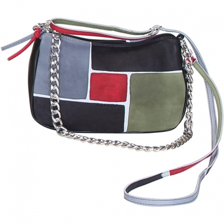 BORSA ACQUERELLO BLACK SPIRE