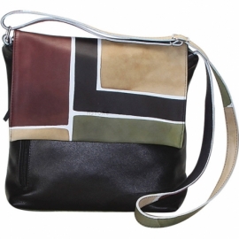 ACQUERELLO CAMOUFLAGE SQUARE ACROSS BODY BAG