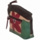 BORSA PICCOLA ACQUERELLO MARRONE FIORE