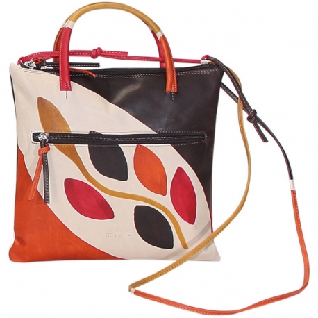 ACQUERELLO BROWN RAMO ACROSS BODY BAG