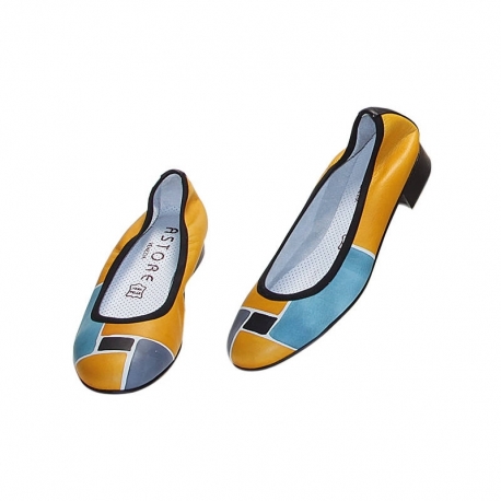 ACQUERELLO SOLE SPIRE BALLERINA PUMPS