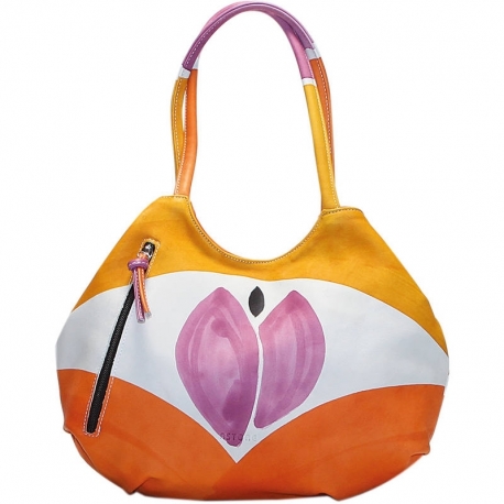 ACQUERELLO SPEZIE TULIPANO HANDBAG