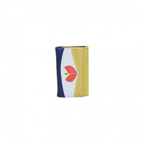 ACQUERELLO BLUE TULIPANO WALLET