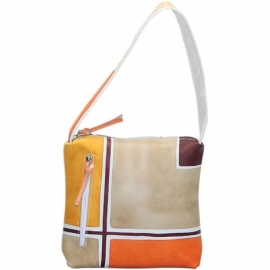 ACQUERELLO DUNE GEOMETRICO HANDBAG